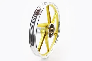 Диск задний литой 1,6-17" ALPHA/ACTIVE "лучи", жёлтый