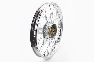 Диск задний спицованный (колесо) 1,4-17" DELTA, хром (ось 12мм)