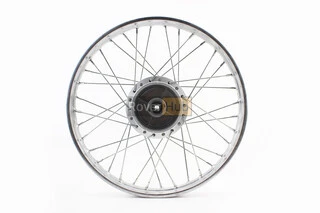 Диск передній спицьований (колесо) 1,2-17" DELTA, хром (вісь 10мм)