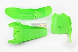 Пластик - ВЕСЬ к-кт деталей - 7од. ЗЕЛЕНИЙ, Honda CRF70/KAYO CRAZY CAT 140cc/GEON X-PIT