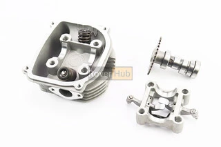 Головка цилиндра+клапана+пастель+распредвал с "зацепом" в сборе 150cc