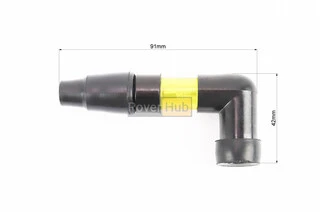 Колпачок свечной "люлька" 90град с ИНДИКАТОРОМ