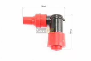 Ковпачок свічки "люлька" 90град з гумкою "СІЛІКОН"