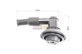 Ковпачок свічки "люлька" 90град з гумкою великий, тип. 1