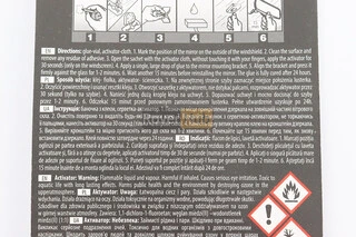 Клей для дзеркала заднього огляду "MEGA MIRROR" (0.6+0.5ml)