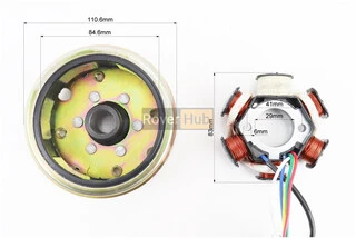 Магнето в зборі (6 котушок)
