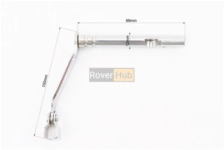 Вал приводу зчеплення + пружина (до нього кріпиться трос) СВ