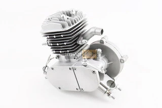 Двигун велосипедний 2Т + комплект для встановлення, СІРИЙ