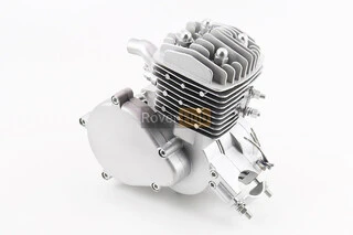 Двигун велосипедний 2Т + комплект для встановлення, СІРИЙ