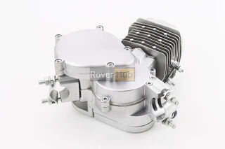 Двигун велосипедний 2Т + комплект для встановлення, СІРИЙ