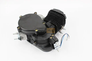 Двигун велосипедний 2Т + комплект для встановлення, ЧОРНИЙ