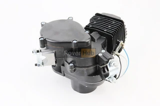 Двигун велосипедний 2Т з ручним стартером + комплект для встановлення, ЧОРНИЙ