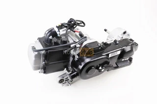 Двигун скутерний в зборі 4Т-80куб (короткий варіатор, довгий вал) + карбюратор, комутатор, котушка запалювання, повітряний фільтр