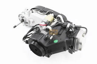 Двигун скутерний у зборі 125куб (короткий варіатор, довгий вал) New