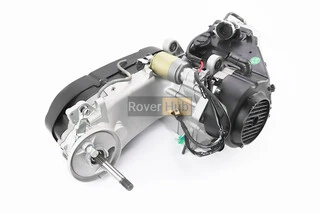 Двигун скутерний у зборі 125куб (короткий варіатор, довгий вал) New