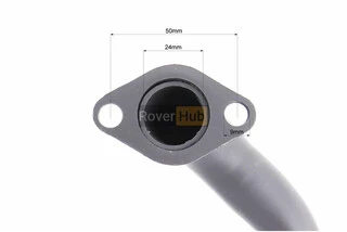 Коліно глушнику Suzuki AD50, LET'S, тип 1