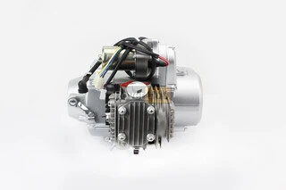 Двигун мопедний в зборі 110куб (Delta) - "механіка" + карбюратор, комутатор, котушка, реле: поворотів, стартера, напруги (без нап.