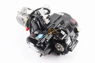 Двигун мопедний в зборі 125куб (Active) - "автомат", чорний