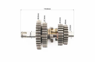 Коробка передач - вал вторичный с шестернями