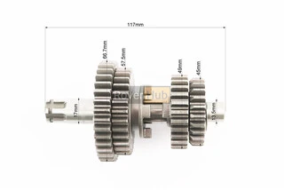 Коробка передач (два вала с шестернями) d-14мм под сепаратор