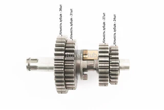 Коробка передач (два вала с шестернями) d-14мм под сепаратор