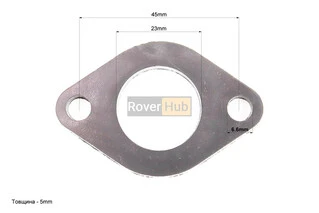 Прокладка патрубка карбюратора (пластмас)