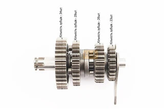 Коробка передач (два вала с шестернями), первичный вал 150мм Active