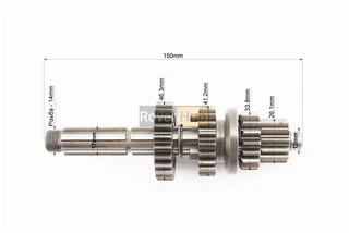 Коробка передач (два вала с шестернями), первичный вал 150мм Active