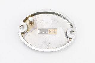 Кришка (овальна, метал) правої кришки двигуна, хром (РІЗНІ написи)