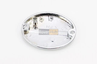 Кришка (овальна, пластик) правої кришки двигуна, хром