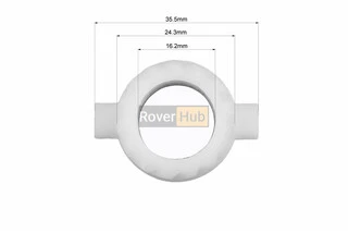 Шестерня спидометра (пластик) Yamaha JOG SA-04