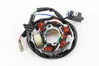 Статор магнето (генератора) (6 катушек разъем "мама 3+2") высота 31мм