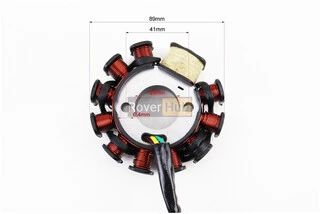 Статор магнето (генератора) (11 котушок роз'єм "мама 4+2") висота 32мм