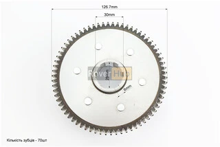 Зчеплення, маховик у зборі (6 болтів, маховик 70T) CB-150/200cc