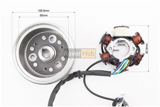 Магнето у зборі (на 6 котушок)
