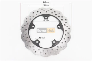 Loncin LX650DS/LX650-2A Диск гальмівний задній D-240mm
