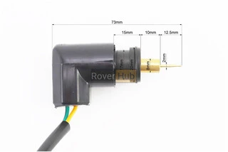 Електроклапан карбюратора Yamaha BWS (5BM) - голка 12,5мм, "посадка" d=20мм