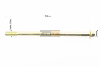 Вісь заднього колеса d12mm; L210mm + гайка