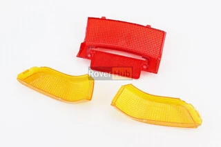 Honda DIO AF-18 "скло" - стопа, червоне + поворотів, жовті к-кт 3шт