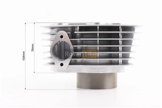 Циліндр к-кт (цпг) CB200cc 63,5мм (висота циліндра 76/104мм, палець 15мм)