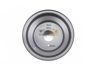 Диск стальной 8*5 d=55; 3отв.*78mm, черный