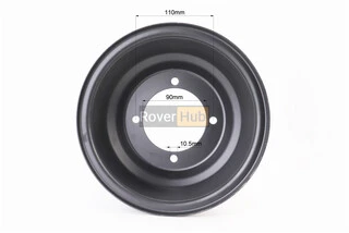 Диск стальной 8*5 d=90; 4отв.*110mm, черный