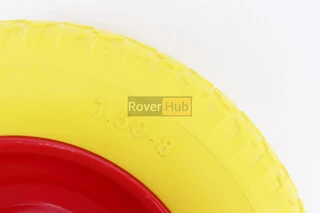 Колесо на тачку "СИЛІКОН" 3,50-8, під вісь 16мм (низької якості)