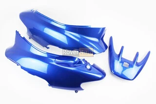 Honda DIO AF-35 пластик - к-кт фарбовані 6 деталей, СИНІЙ (можливий дефект фарбування)