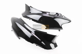 Honda DIO AF-35 пластик - к-кт фарбовані 6 деталей, ЧОРНИЙ (можливі незначні дефекти фарбування)