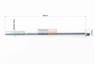 Вісь колеса переднього Honda DIO AF24 / 30/62 d10mm; L165mm