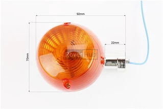 Поворотник "хром круглые" ПРОЧНЫЙ