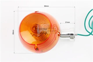 Поворотник лев., прав. "хром круглые" к-кт 2 шт ПРОЧНЫЕ