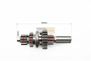 Коробка передач "3+1" (два вала с шестернями) d-12мм под сепаратор (для квадроцикла 110cc с задней передачей)