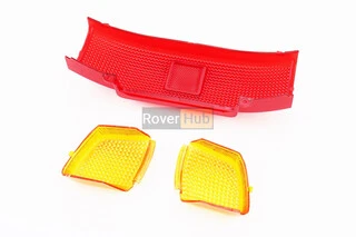 Honda LEAD AF-20 "скло"- стопа, червоне + поворотів, жовті к-кт 3шт